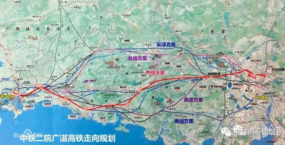 广湛350时速高铁将于今年8月动工,途经阳江的