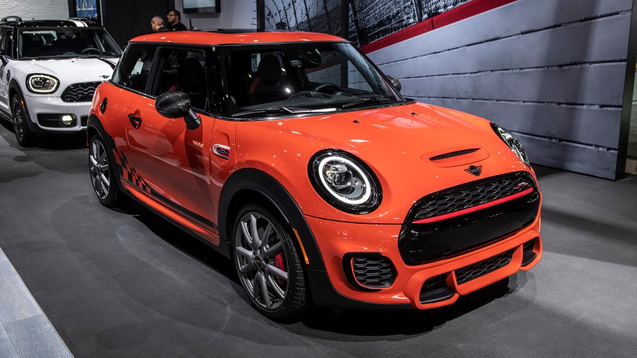 洛杉矶车展实拍Mini John Cooper 国际橙色版