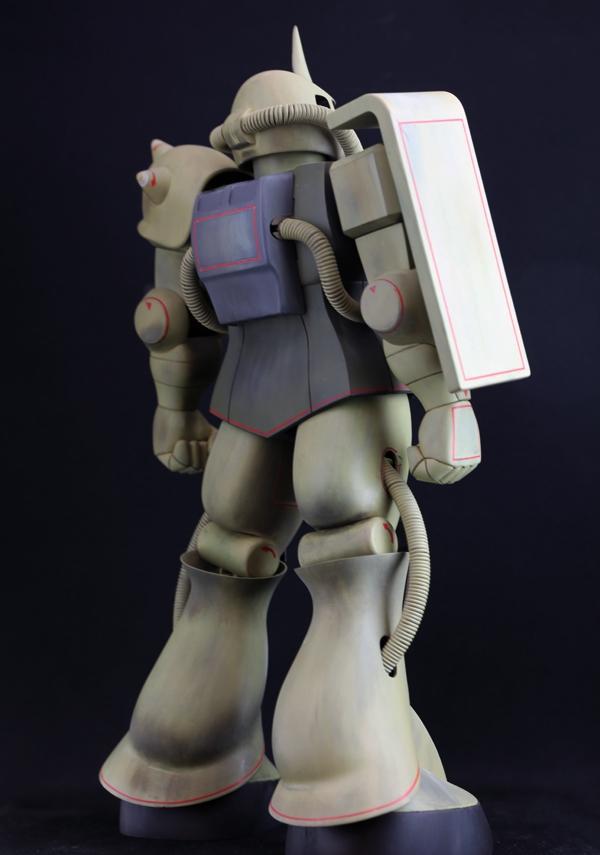 精品鉴赏005 致敬原作!1\/60 扎古老物 大河原邦男设定稿配色!