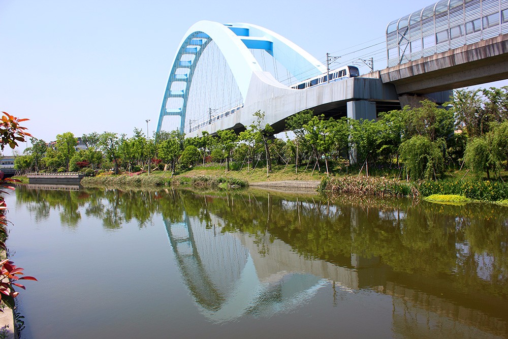 宁波西塘河公园,乘坐地铁看风景|古桥|新桥|西塘河_新浪新闻