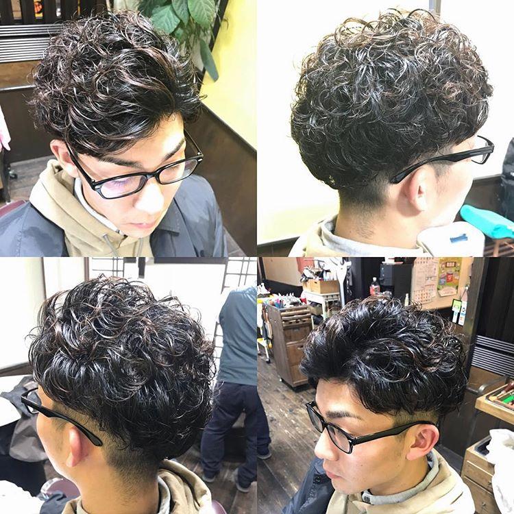 男生纹理烫发型,比油头还好看