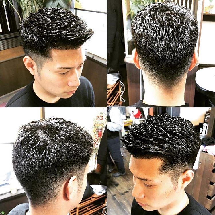 男生纹理烫发型，比油头还好看