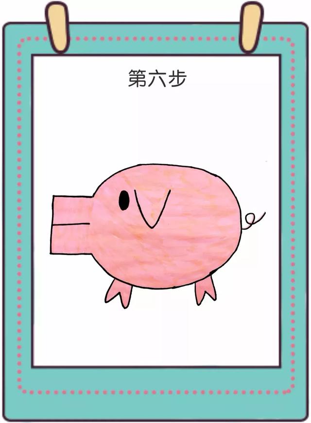 育儿简笔画第5期字母e一分钟轻松画出萌萌猪