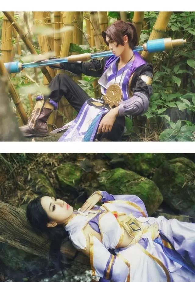 王者荣耀三组情侣cos至尊宝和紫霞仙子请问哪家更逼真呢