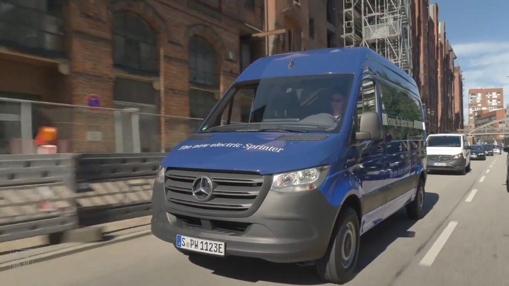 全球车市   奔驰 eSprinter 电动车  ​