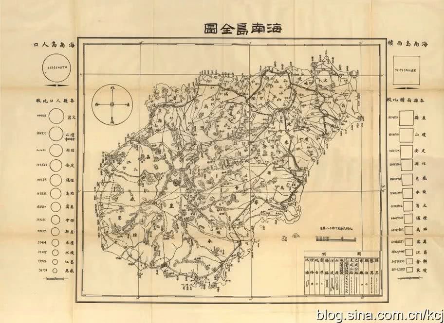 清朝时期的海南地图 刷新你对海岛的印象