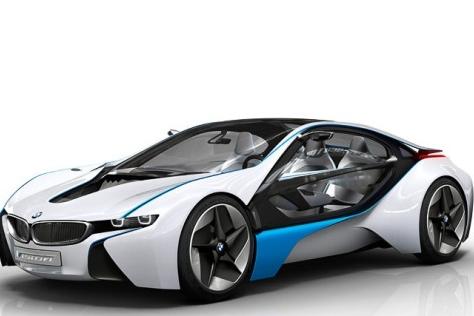 宝马i8系列 蝶翼门超酷！买花钱 看又不花钱啊！