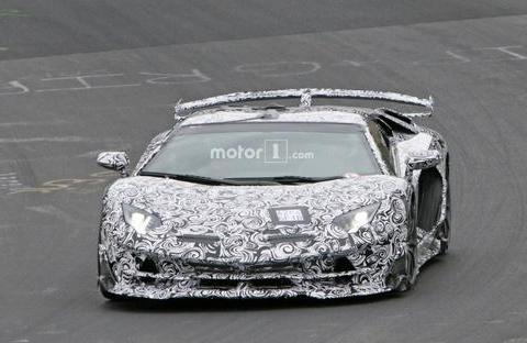 兰博基尼Aventador SVJ谍照