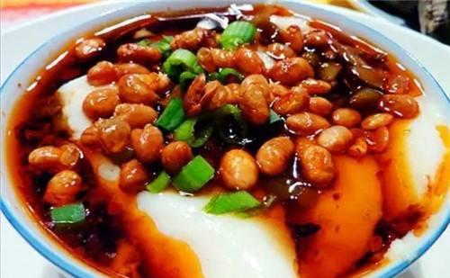 陕西一绝早餐美食-乾县豆腐脑,嫩滑顺口!酸辣可口!赶紧尝尝