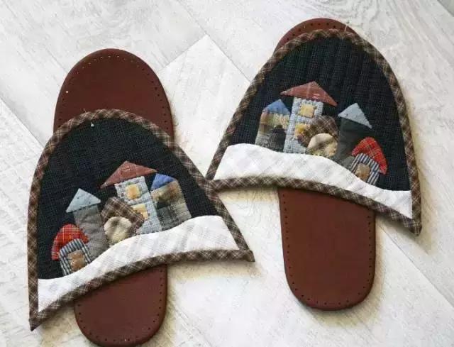 旧衣服改一改,几百块的棉拖鞋再也不用买!