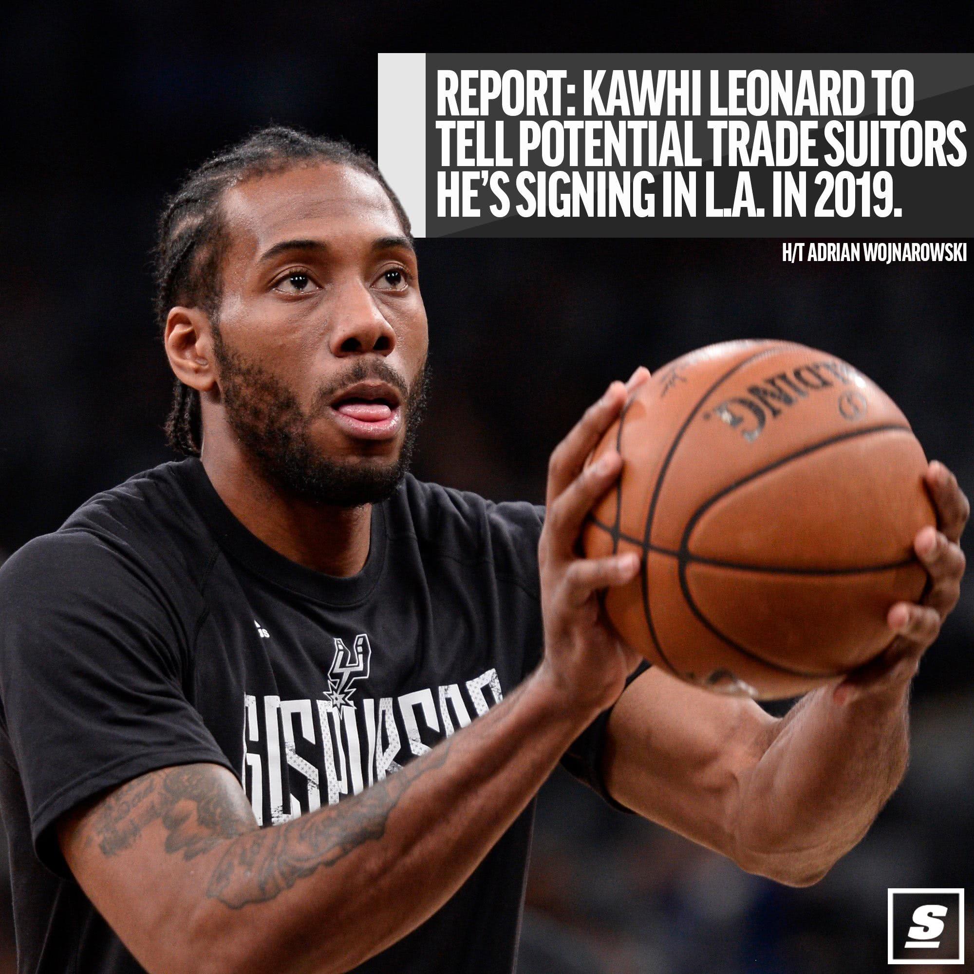 湖人5换1迎伦纳德马刺还不满意?自毁身价球星还想1换8?