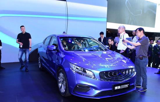 CMA平台/混动旗舰 博瑞GE亮相北京车展