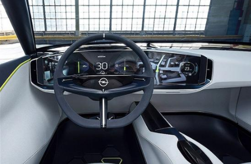 欧宝发布全新纯电动概念车官图，非常具有科技感和未来感