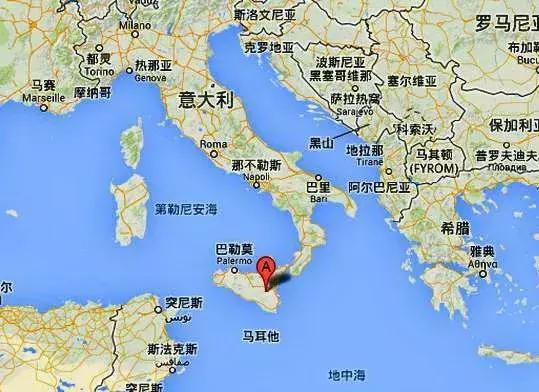 古地中海未消失前地图