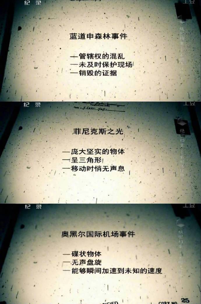 12部揭秘UFO的纪录片