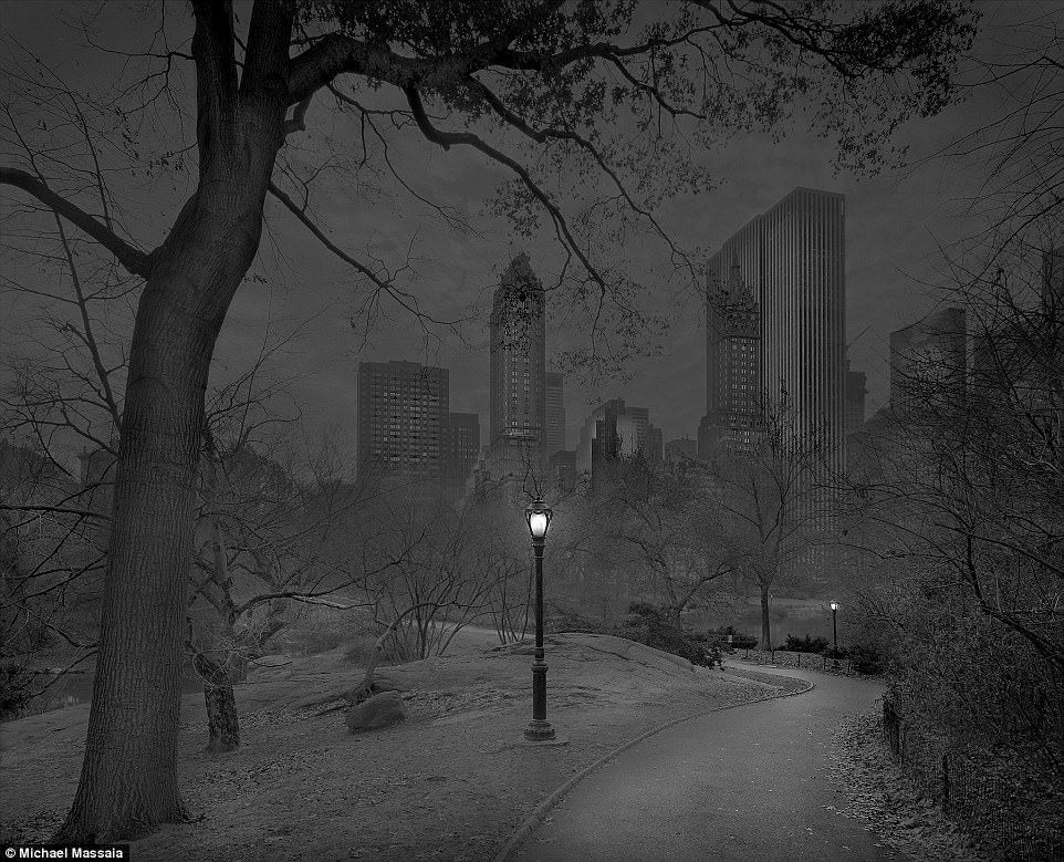 阴森酷似恐怖片现场 摄影师失眠后拍到美国公园的黑暗