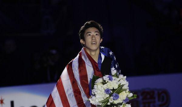 花滑世锦赛出色发挥!美国华裔小将陈巍夺冠