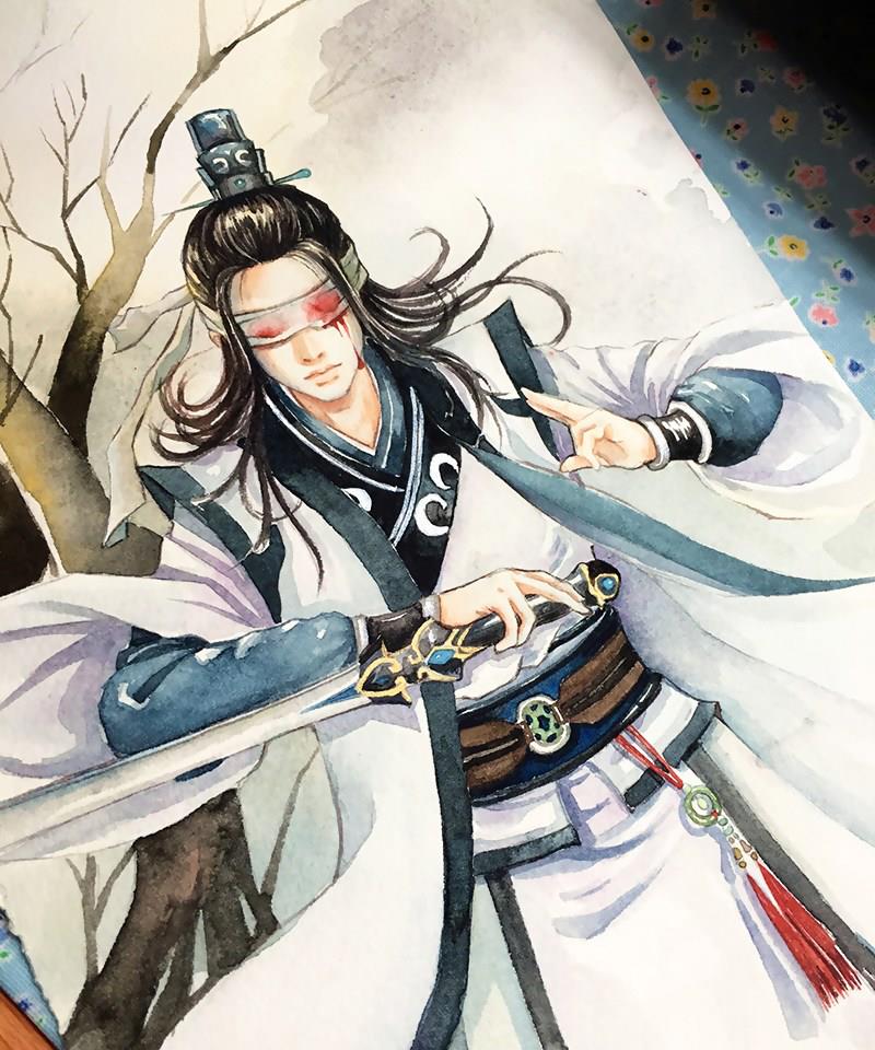 古风美文《魔道祖师》群像:的提剑来邀红尘客