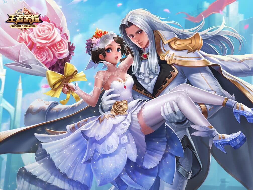 王者荣耀组CP必备皮肤,李白凤求凰上榜,第一名是情侣的梦想!
