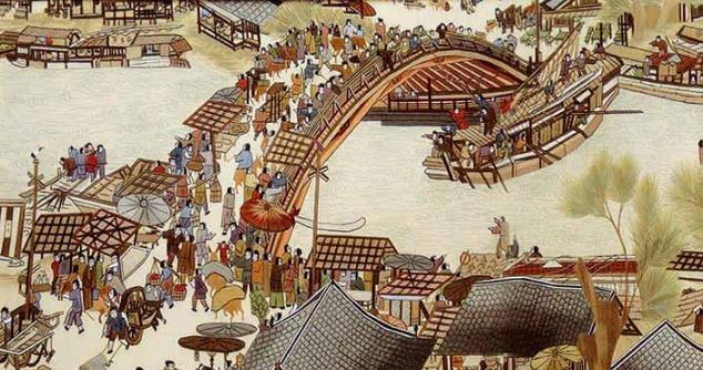 清明上河图放大百倍之后:喂,看那个树下睡觉的人,他在