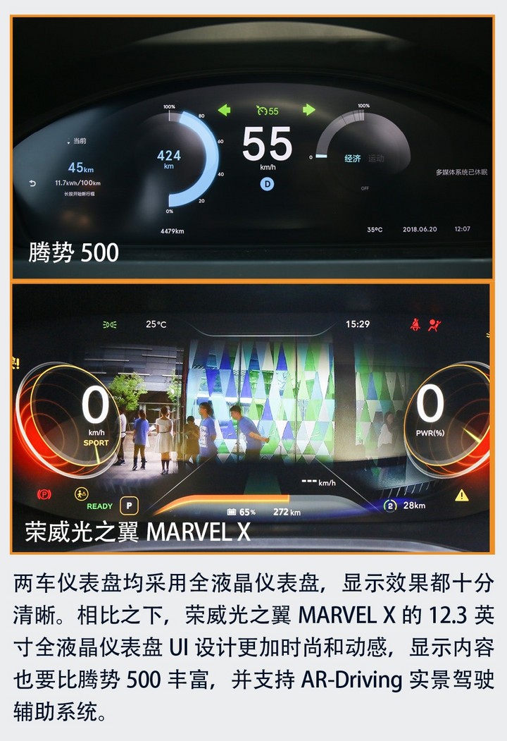 花30万买一台纯电动汽车？腾势500对比荣威光之翼MARVEL X