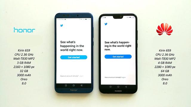 华为P20和荣耀9性能对比 lite版相差1G内存有