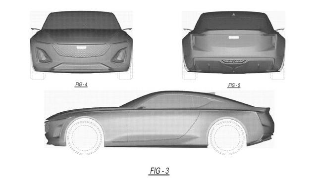 神秘的凯迪拉克专利图曝光：双门轿跑比奔驰都霸气！