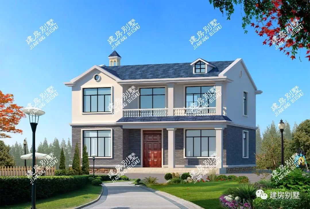 60套二层农村别墅效果图,让你一次看个过瘾,不用苦苦