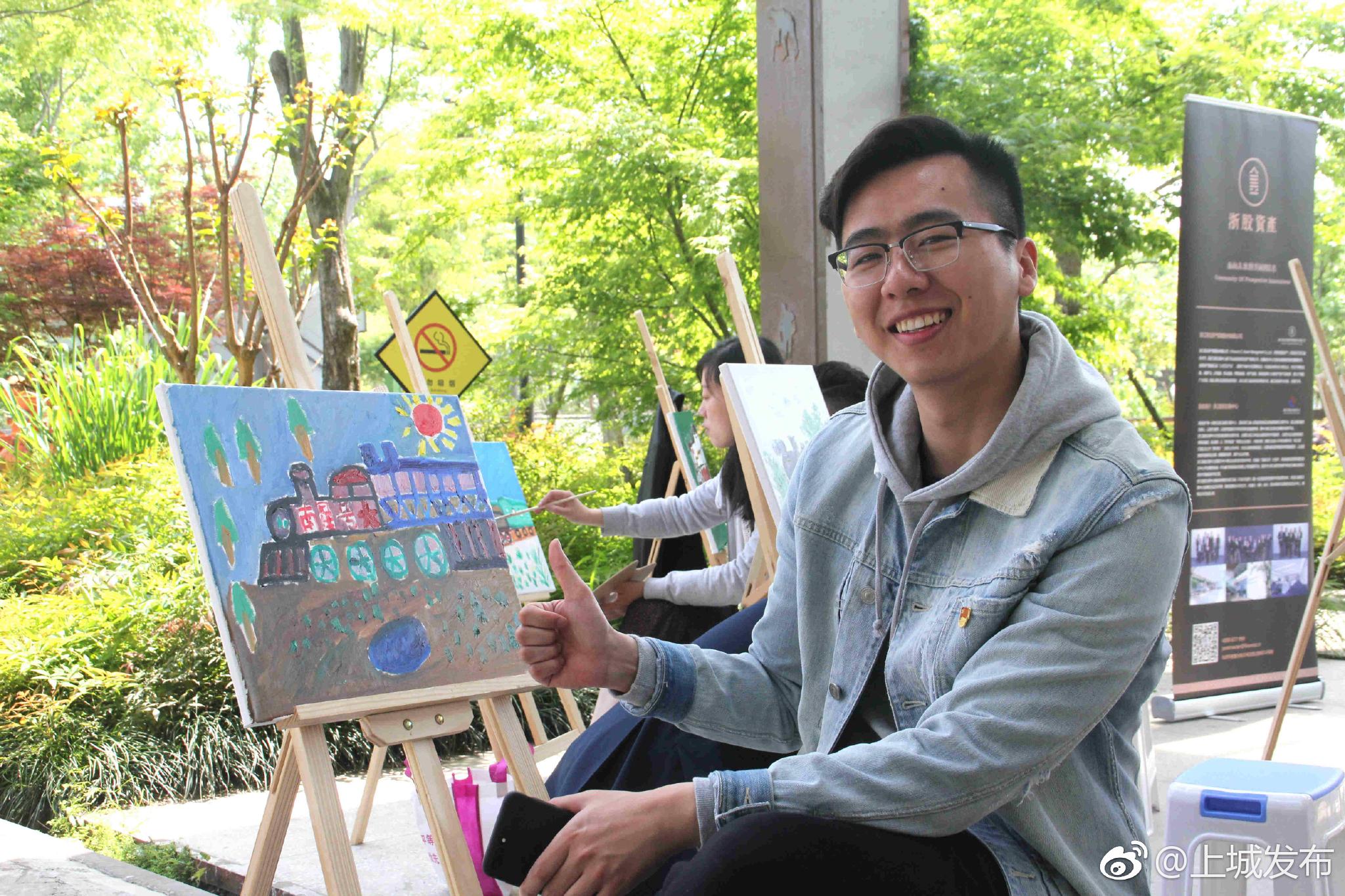 描绘我心中的魅力小镇,南星街道红色联盟油画班开班啦!