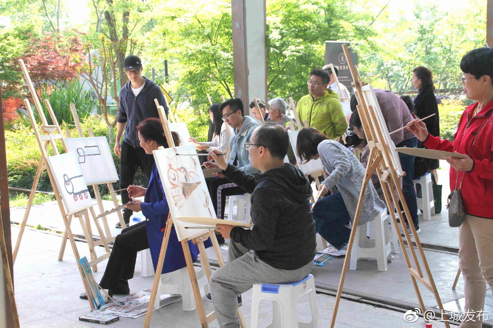 描绘我心中的魅力小镇,南星街道红色联盟油画班开班啦!