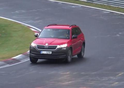 斯柯达科迪亚克RS无伪装测试谍照曝光，或现身于巴黎车展