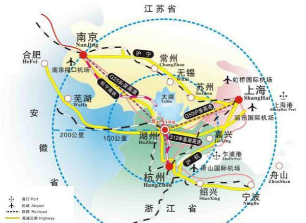 长江三角洲一个地理位置极为优越, 却没能发展起来的城市