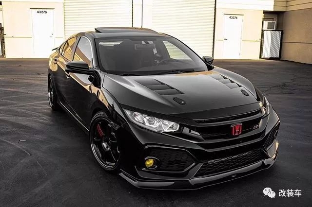 追求竞技风的黑武士本田思域Si,宣称拥有世界
