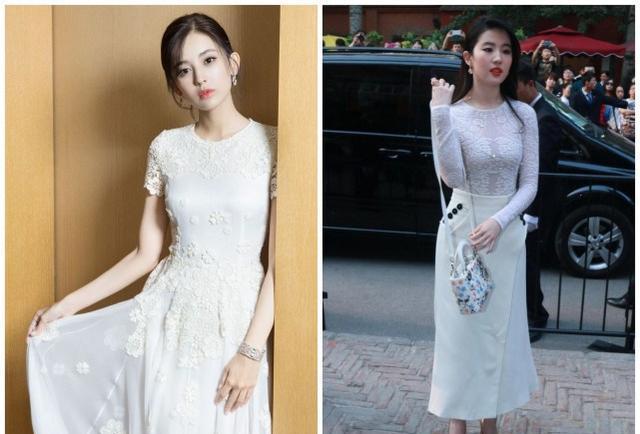 白色礼服的刘亦菲和古力娜扎, 谁更加时尚呢?
