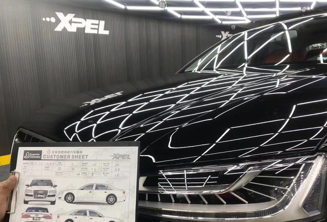 专业 极致 奥迪A8L 不二选择施工XPEL宙斯隐形车衣