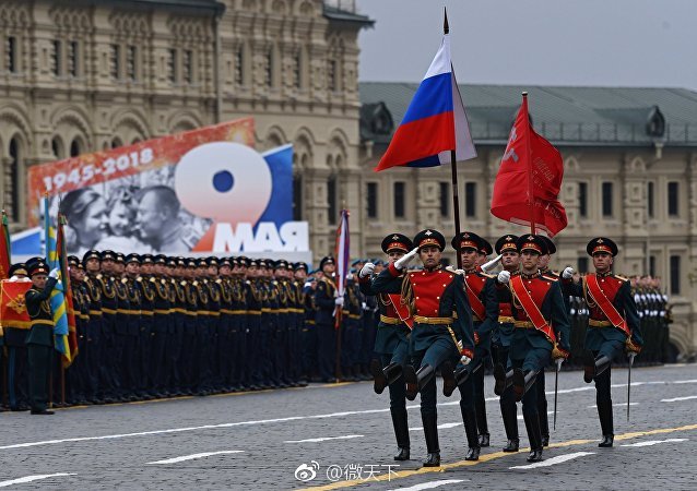 俄罗斯2018年胜利日阅兵开始