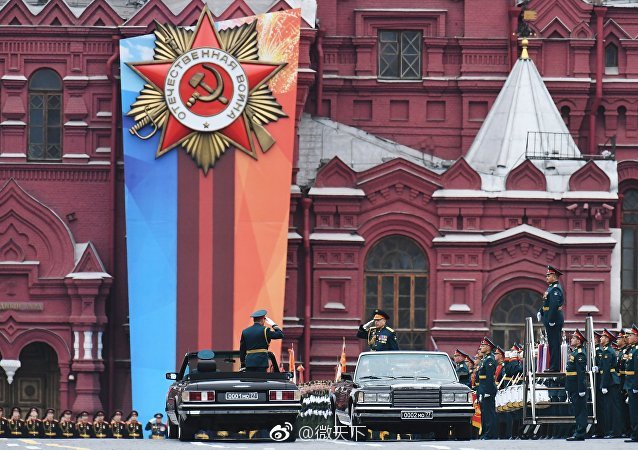 俄罗斯2018年胜利日阅兵开始