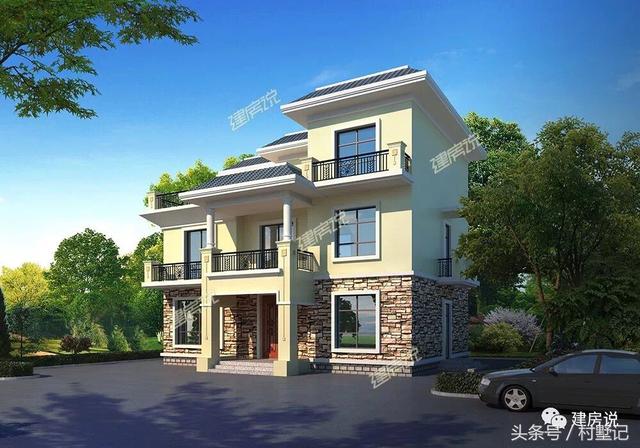 【建房说】100款最新农村别墅设计图,风格齐全!建议收藏
