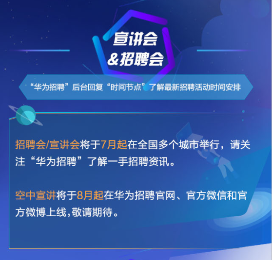 华为2019届应届生招聘启动带你跃入勇敢