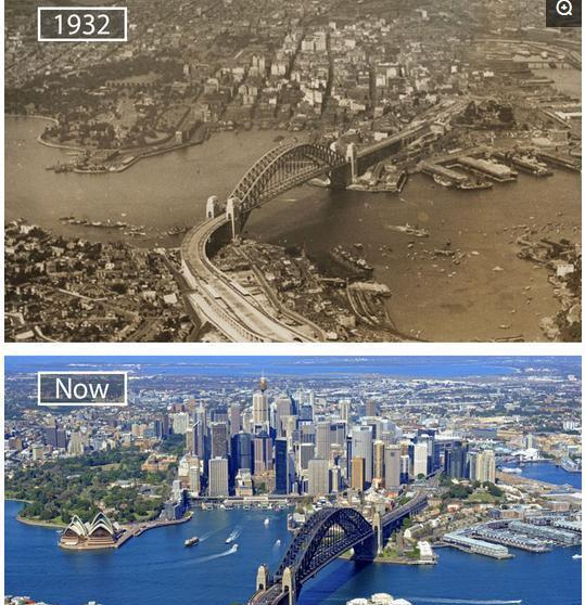 世界10大城市的今昔对比老照片: 没想到变化如
