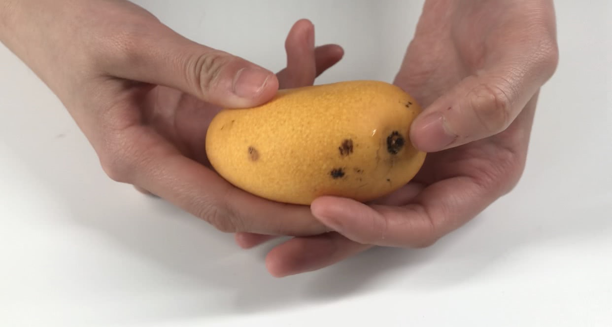 芒果好吃皮难剥,教你一招快速去皮,剥得干净还