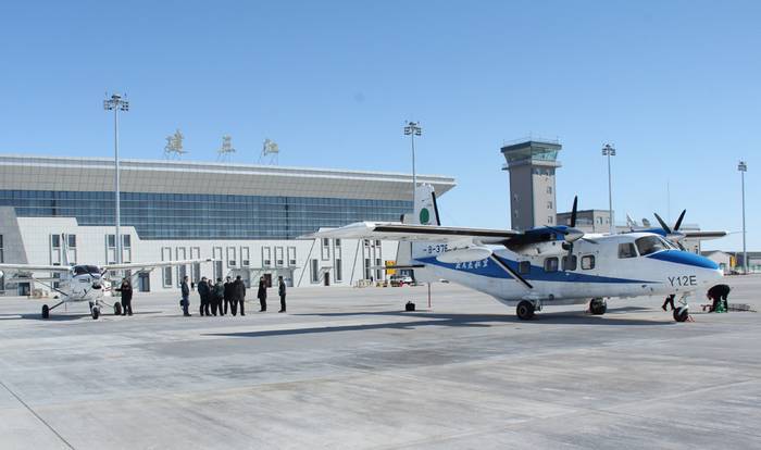 建三江机场正式开通大连航线 华夏航空执飞