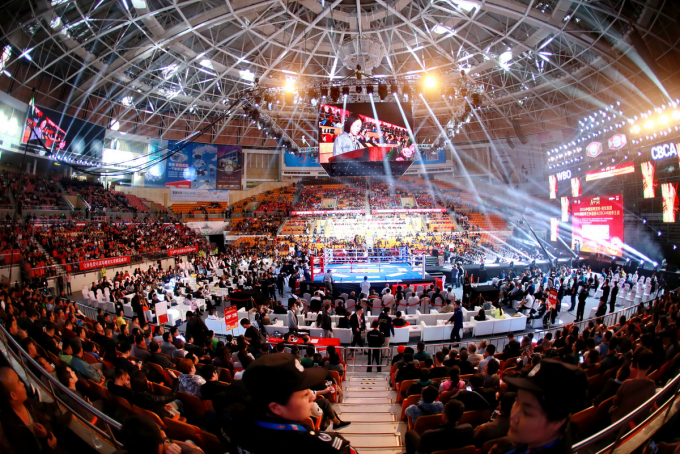 中美跨境物流富皇美运组团观看WBO国际拳王