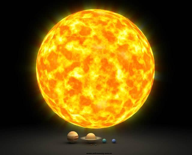 如果地球缩小成乒乓球太阳会多大?这里告诉你