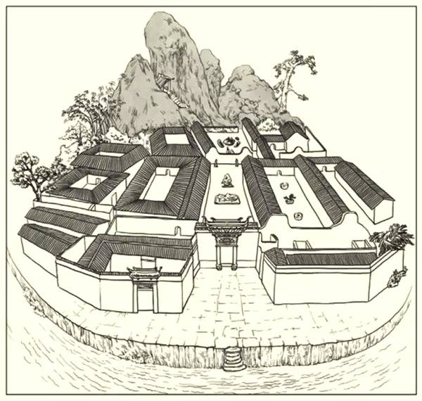 庄园鸟瞰私家码头黄金地国营酒店红灯区秦楼楚馆处处低唱勾栏瓦舍