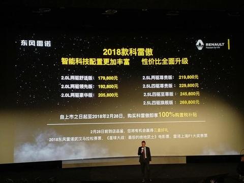 2018款科雷傲上市/本田与阿里巴巴开展合作