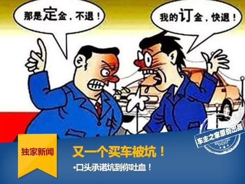 又一个买车被坑的！口头承诺坑到你吐血？