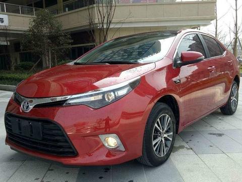 实拍2015款丰田雷凌1，6E新锐版红色