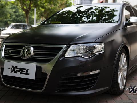 大众R36磨砂效果低调奢华，贴XPEL-M系列隐形车衣