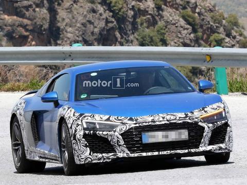 新款奥迪R8谍照曝光 V10发动机全新升级